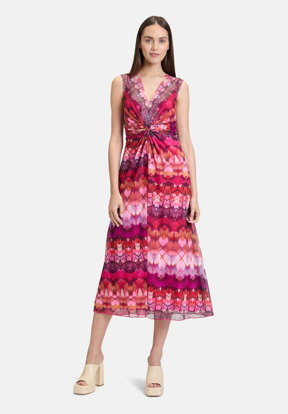 Cartoon Midikleid ohne Arm