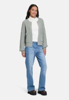 Cartoon Strick-Cardigan mit Taschen