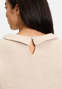 Cartoon Strickpullover mit Rüschen