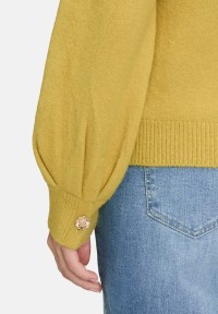 Cartoon Strickpullover mit Rundhalsausschnitt
