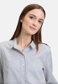 BETTY & CO Langarm-Bluse mit Streifen