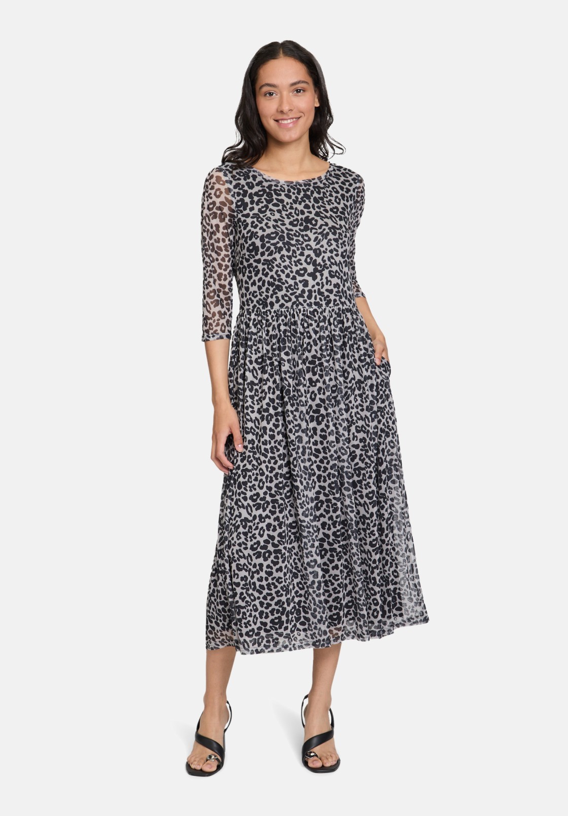Vera Mont Maxikleid mit Leoprint