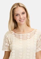 Cartoon Spitzenshirt mit überschnittenen Ärmeln