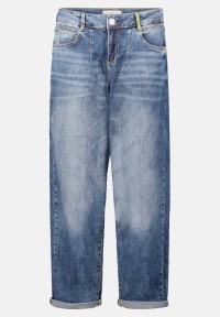 Cartoon Used Look-Jeans mit Waschung