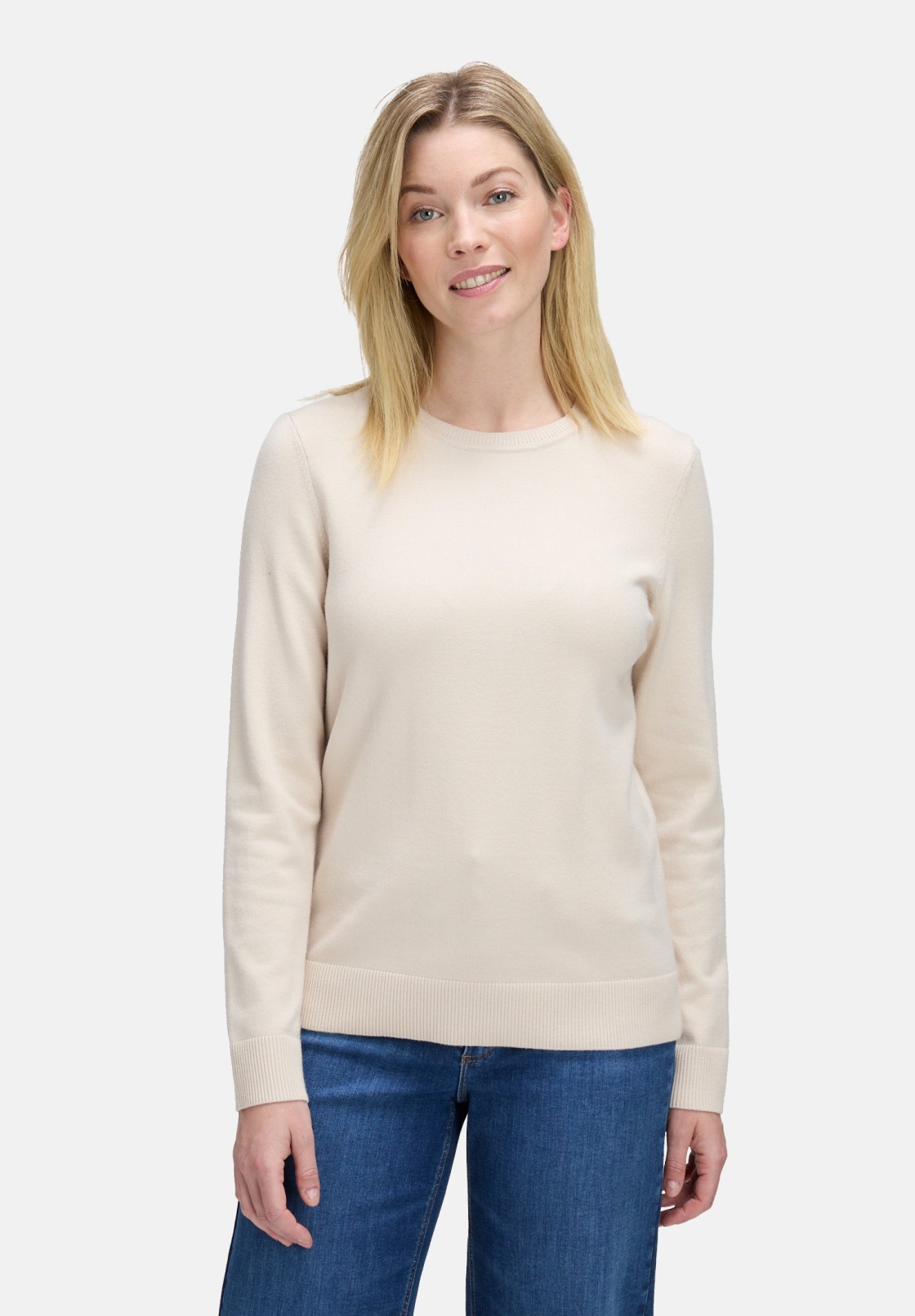 Betty Barclay Basic-Strickpullover mit Rundhalsausschnitt
