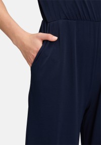 Cartoon Jumpsuit mit Bindegürtel