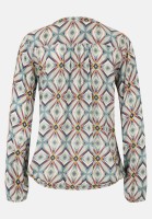 Cartoon Casual-Bluse mit Muster