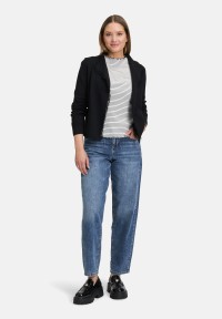 Cartoon Strick-Cardigan mit Fransen