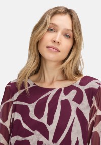 BETTY & CO Mesh-Shirt mit Gummizug