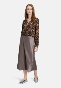 Cartoon Casual-Bluse mit Muster