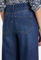 Cartoon Flared Cut-Jeans mit Eingrifftaschen