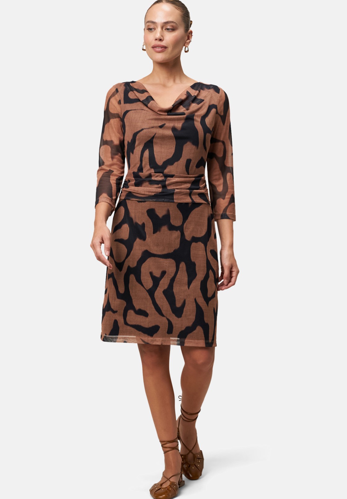 zero Meshkleid mit Wasserfallausschnitt | Betty Barclay