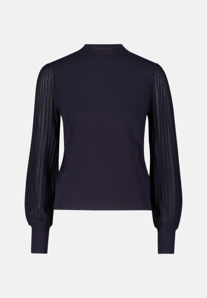 zero Strickpullover mit transparenten Ärmeln | Betty Barclay