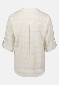 Cartoon Casual-Bluse mit Lurexfaden