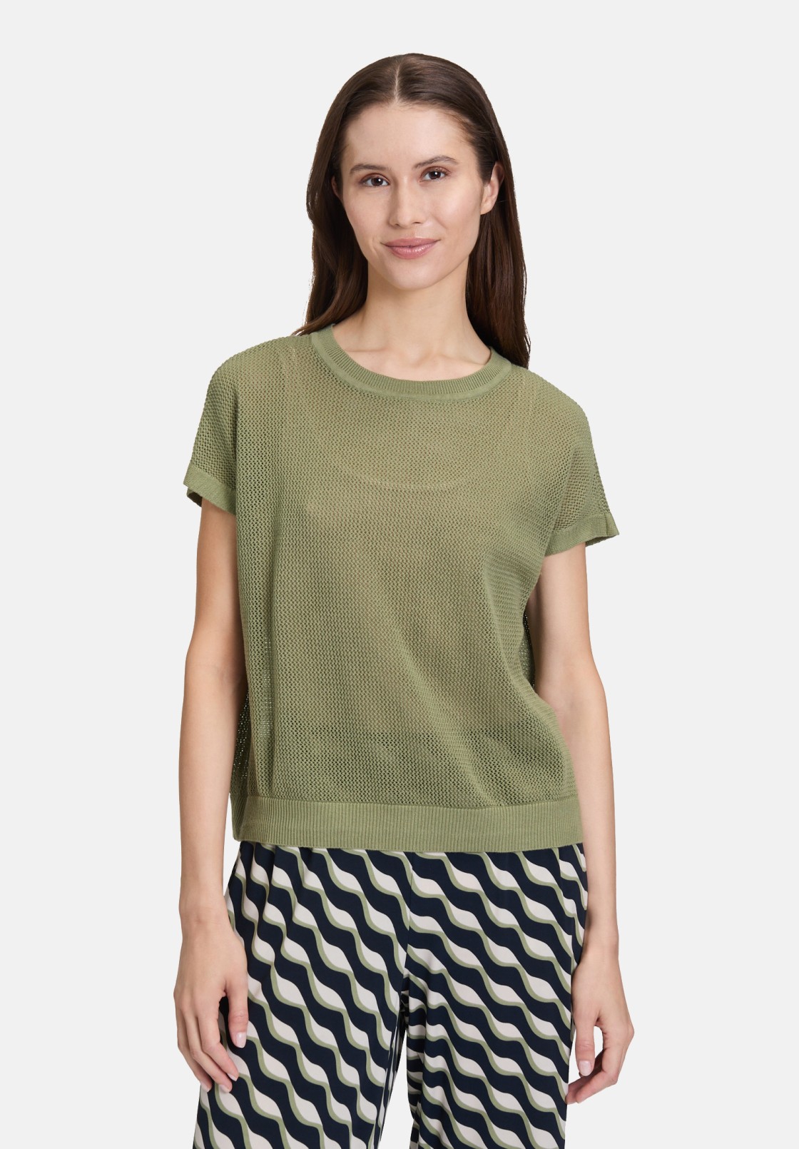 Betty Barclay Lochstrick-Pullover ohne Arm