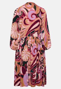 Cartoon Blusenkleid mit Taschen