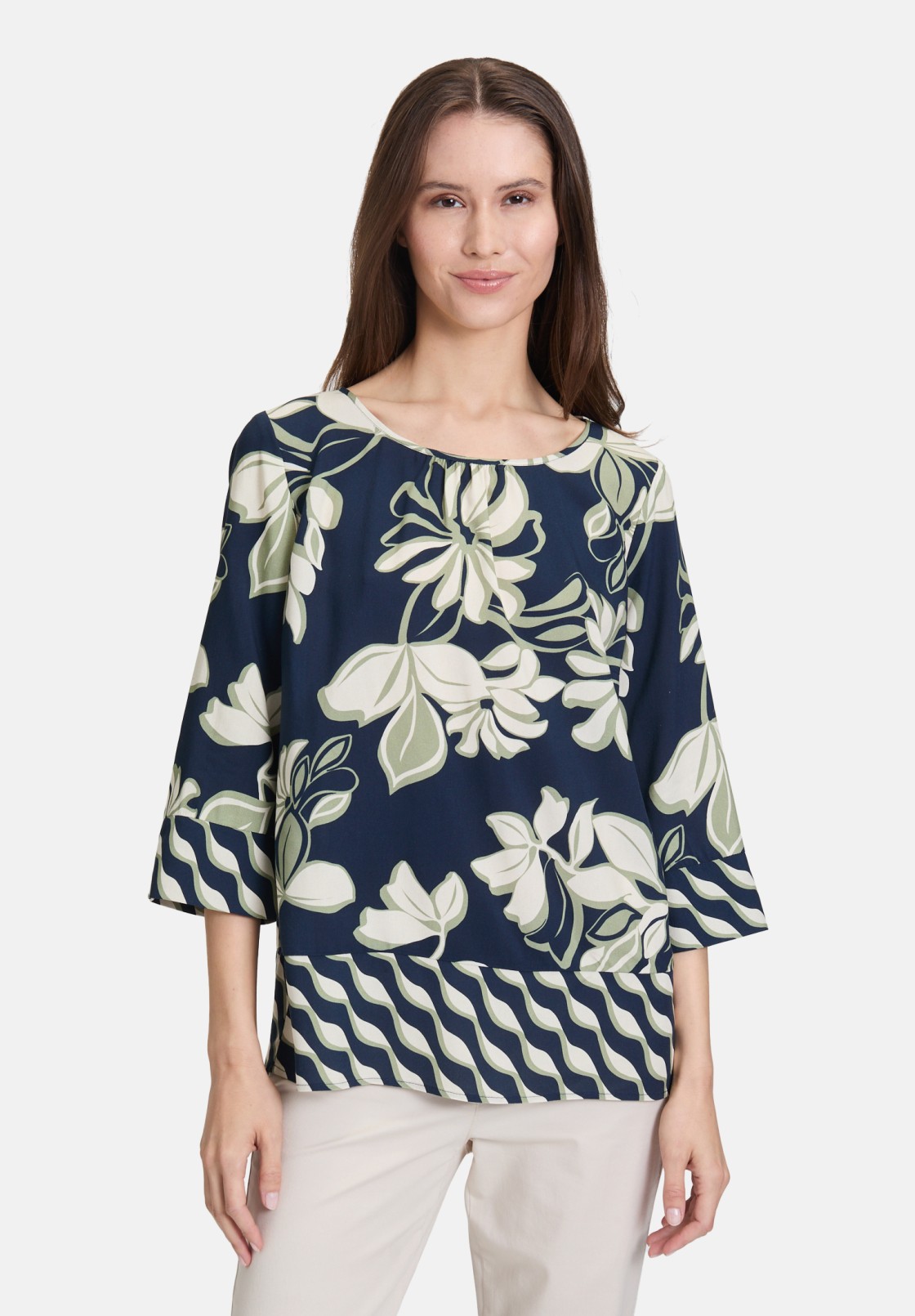 Betty Barclay Schlupfbluse mit Rundhalsausschnitt