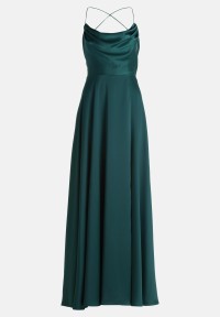 Vera Mont Abendkleid mit Wasserfallausschnitt