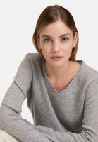 Betty Barclay Kaschmir-Pullover mit V-Ausschnitt