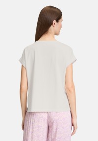 Cartoon Printshirt mit Rundhalsausschnitt