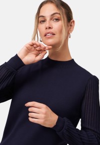 zero Strickpullover mit transparenten Ärmeln | Betty Barclay