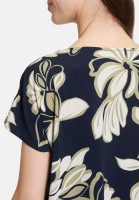 Betty Barclay Printshirt mit Wasserfallausschnitt