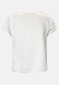 Vera Mont Satin-Bluse kurzarm