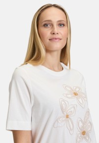 Cartoon Baumwollshirt mit Rundhalsausschnitt