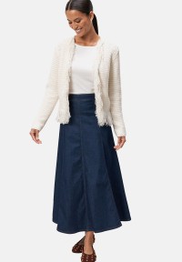 zero Strickjacke mit Fransen | Betty Barclay