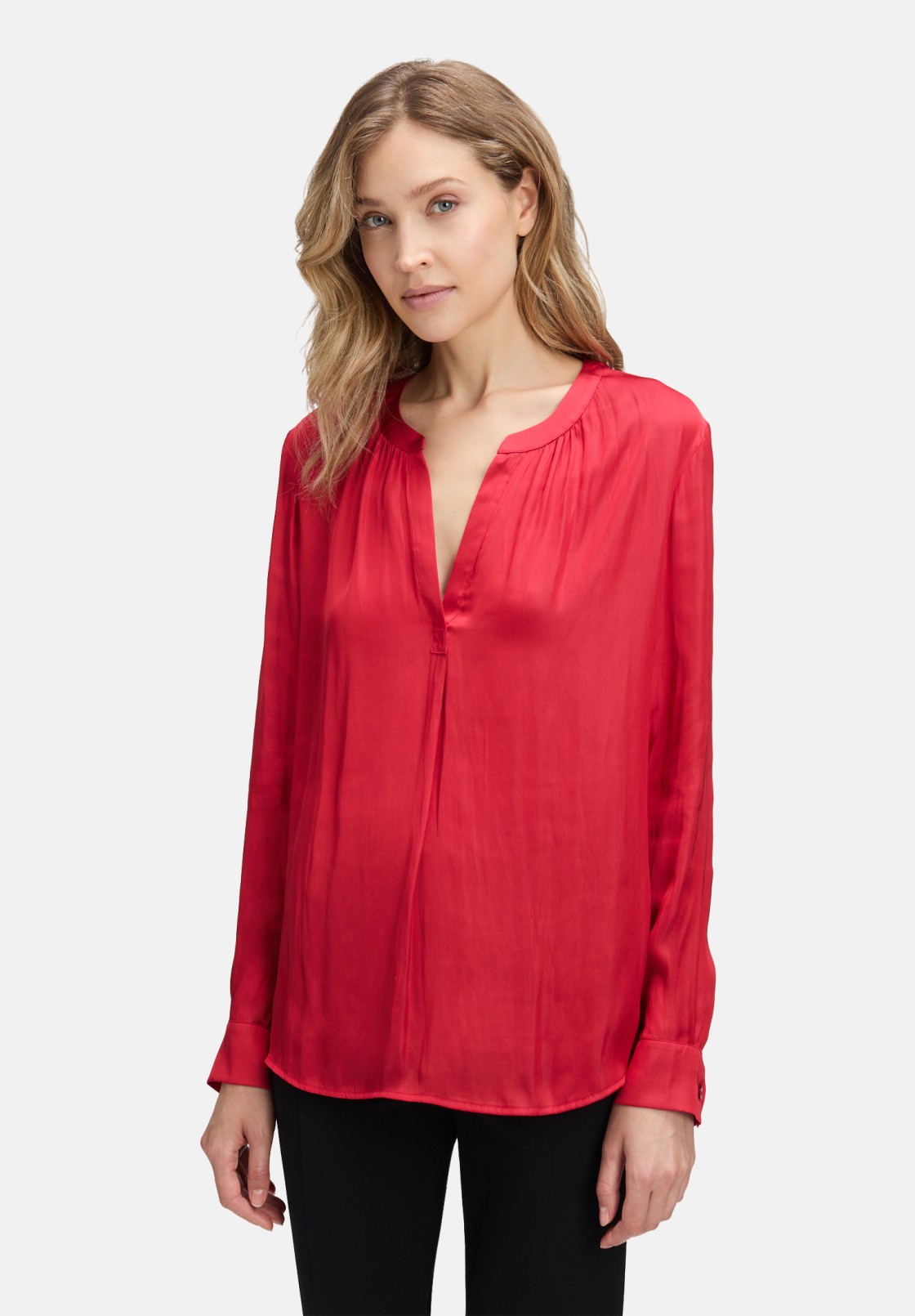 Betty Barclay Satin-Bluse langarm