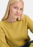 Cartoon Strickpullover mit Rundhalsausschnitt
