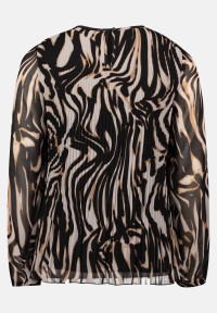 BETTY & CO Schlupfbluse mit Plissee