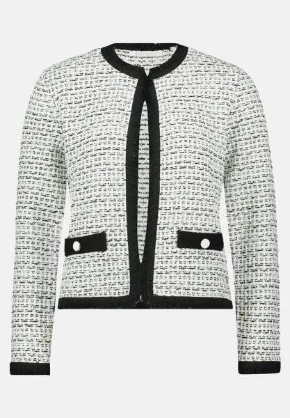 BETTY & CO Strick-Cardigan mit Fransen