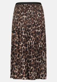 BETTY & CO Plisseerock mit Animalprint