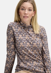 Betty Barclay Rollkragenshirt mit Stehkragen