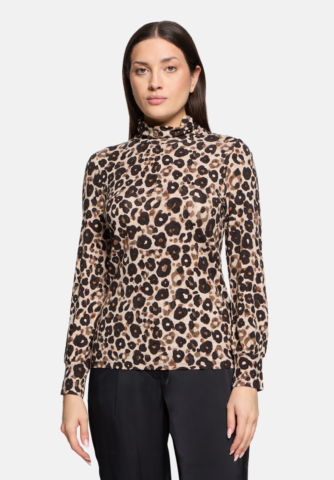 Betty Barclay Rollkragenshirt mit Stehkragen