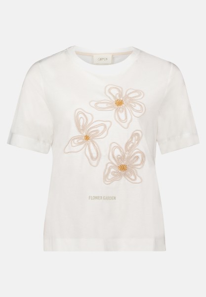Cartoon Baumwollshirt mit Rundhalsausschnitt
