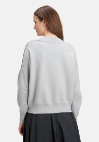 Cartoon Strickpullover mit Rundhalsausschnitt