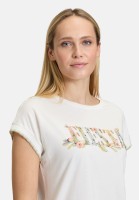 Cartoon Casual-Shirt mit Rundhalsausschnitt
