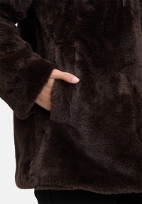 Betty Barclay Plüschjacke mit Kapuze