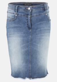 Betty Barclay Jeansrock mit Fransen
