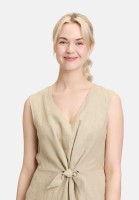 Cartoon Leinenkleid mit Cut-Outs