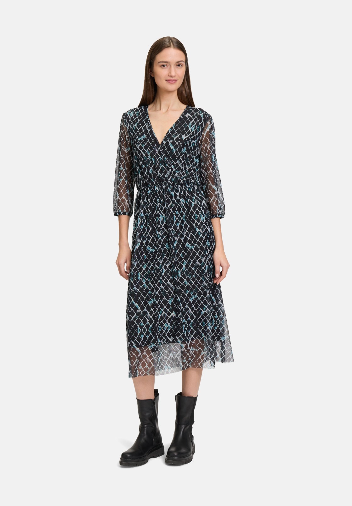 BETTY & CO Mesh-Kleid mit Print