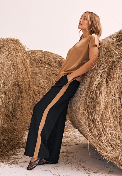 zero Stoffhose mit Kontraststreifen 30 Inch | Betty Barclay