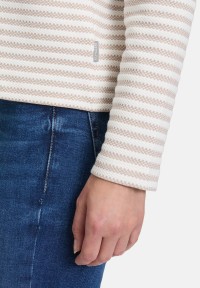 BETTY & CO Sweatshirt mit U-Boot-Ausschnitt