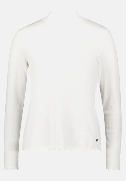 BETTY & CO Langarm-Shirt mit Rippenstruktur