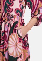 Cartoon Blusenkleid mit Taschen