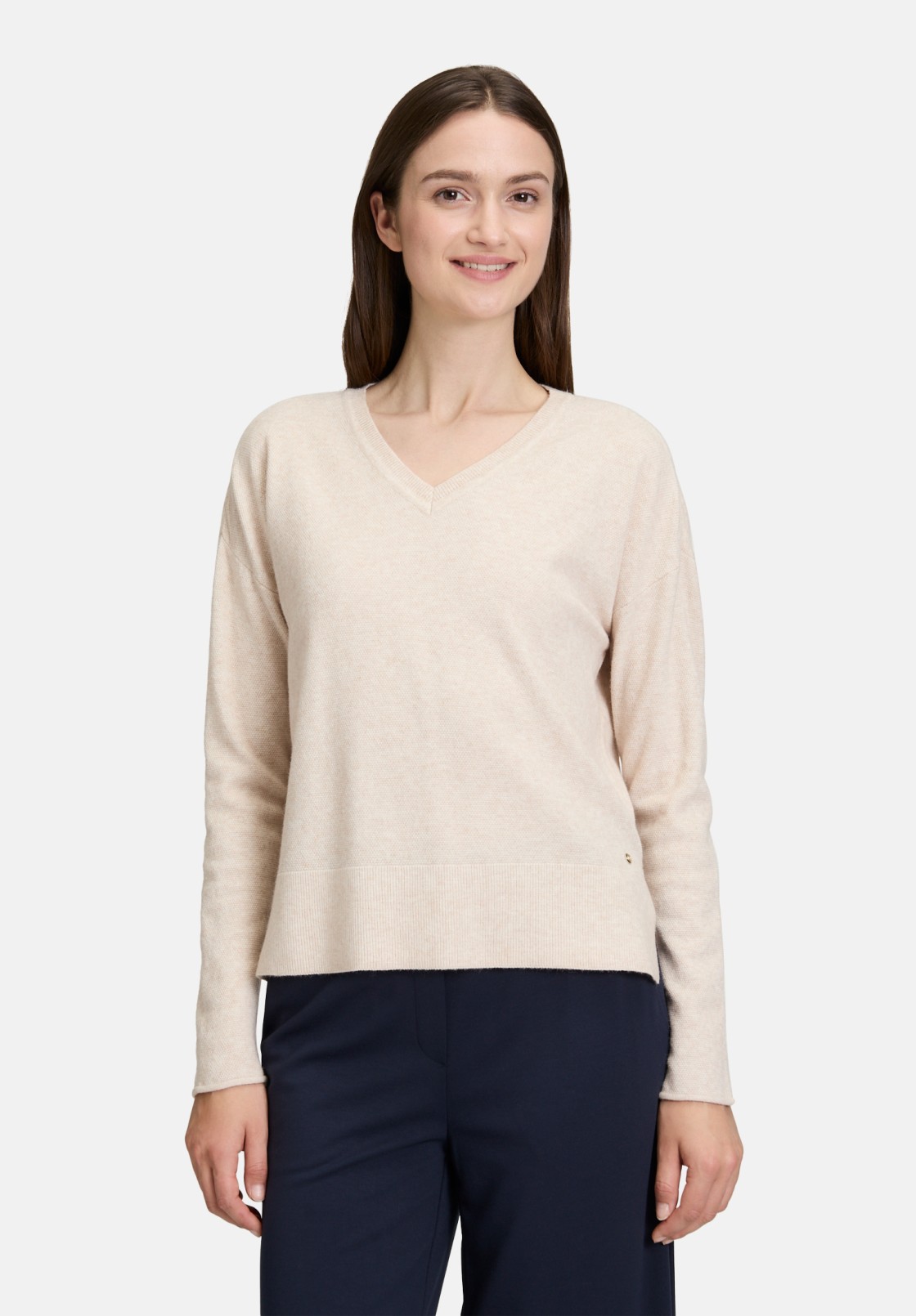 BETTY & CO Strickpullover mit V-Ausschnitt