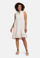 Cartoon Casual-Kleid mit Stickerei