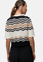 zero Strickjacke mit Zickzackmuster | Betty Barclay